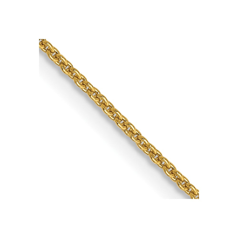 14K 22 inch .9mm Cable with Lobster Clasp Chain