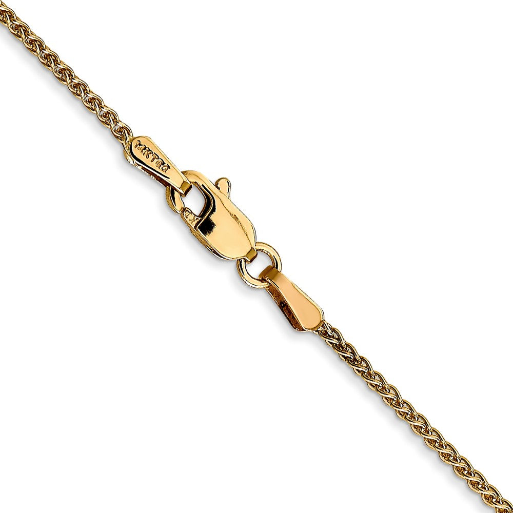 14K 30 inch 1.25mm Spiga with Lobster Clasp Chain
