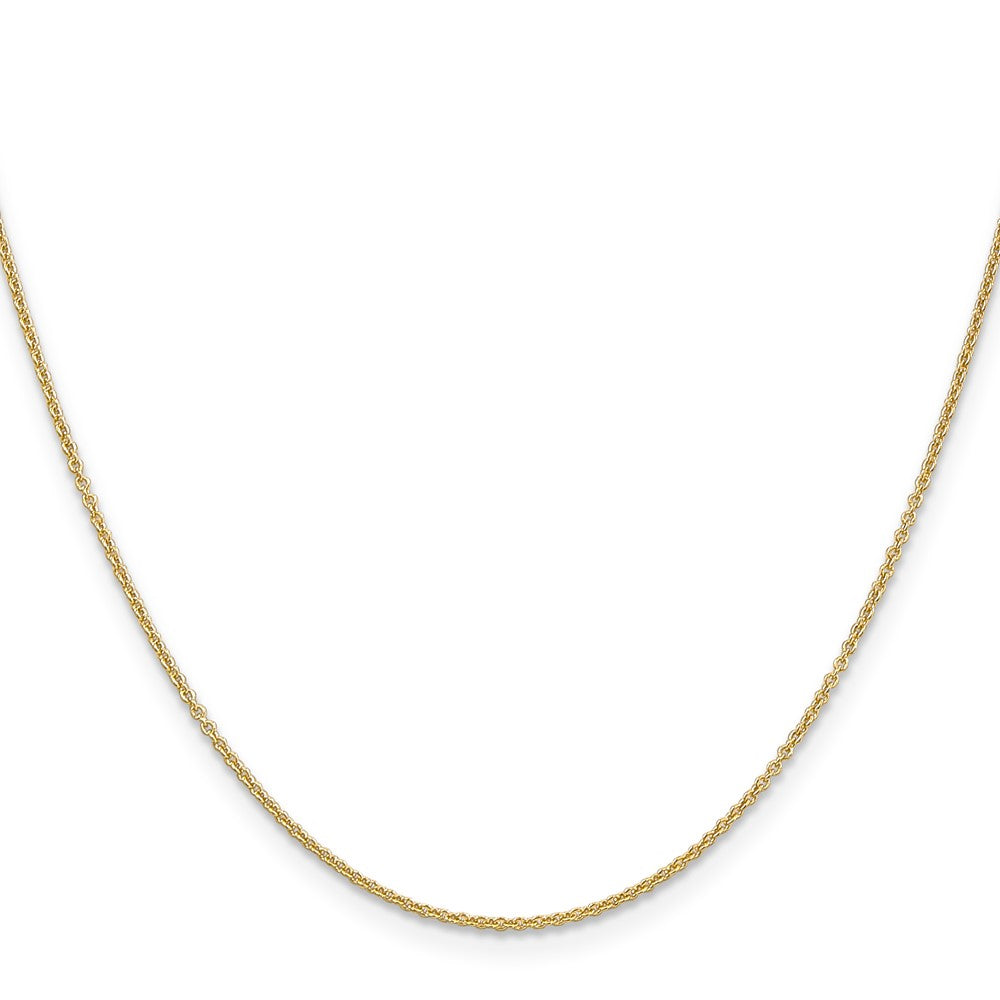 14K 20 inch 1.2mm Cable with Lobster Clasp Chain