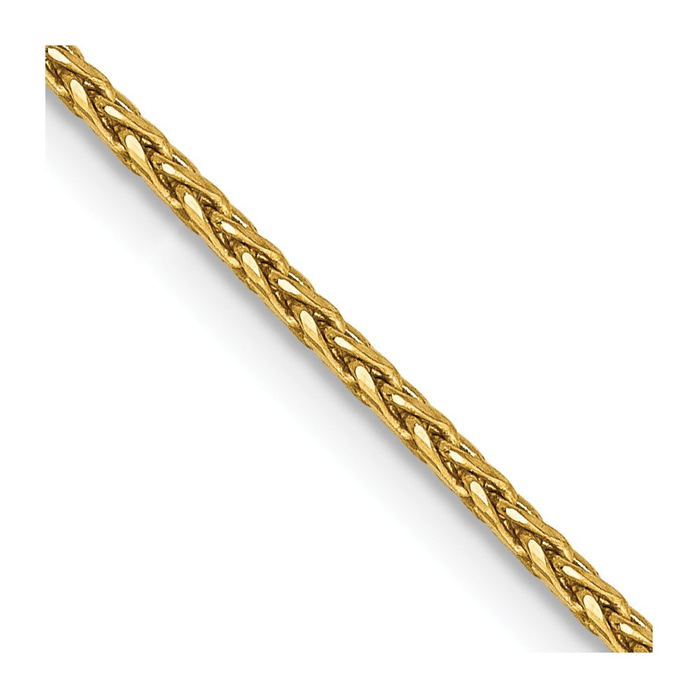 14K 30 inch 1.5mm Diamond-cut Parisian Wheat with Lobster Clasp Chain