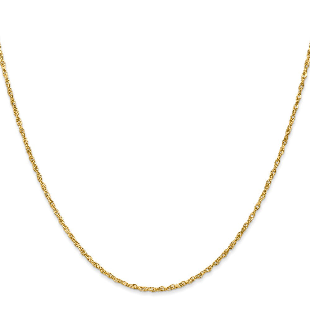 14K 24 inch 1.3 Heavy Rope with Lobster Clasp Chain