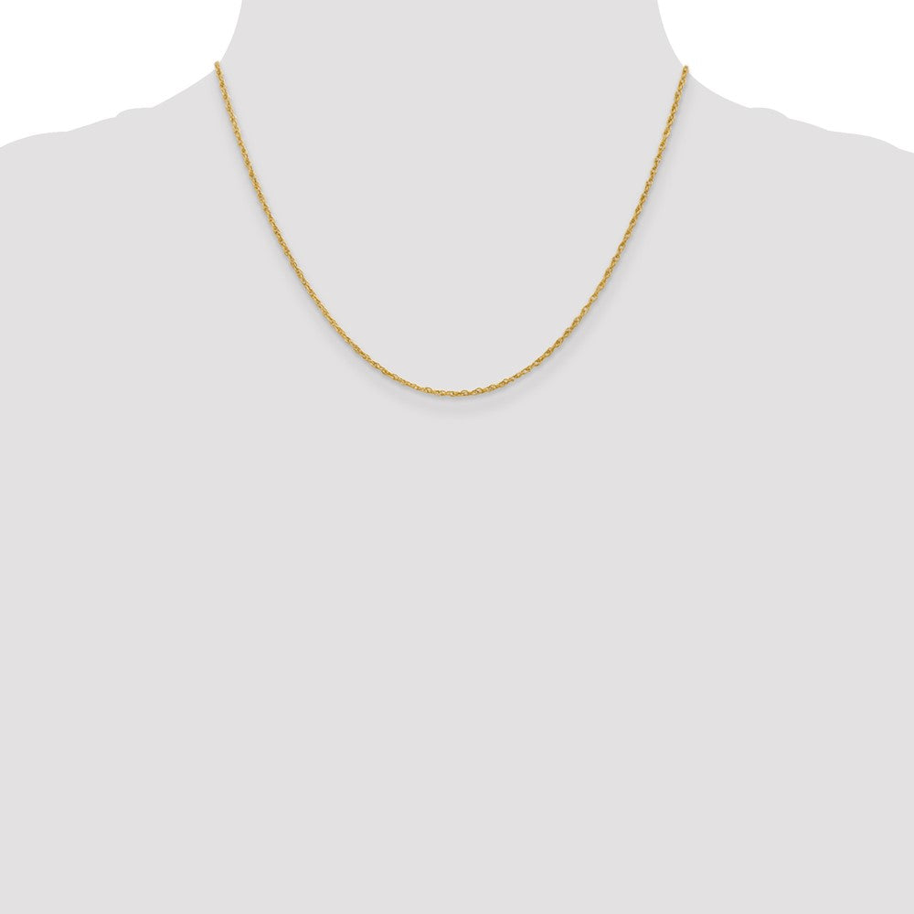 14K 18 inch 1.3 Heavy Rope with Lobster Clasp Chain