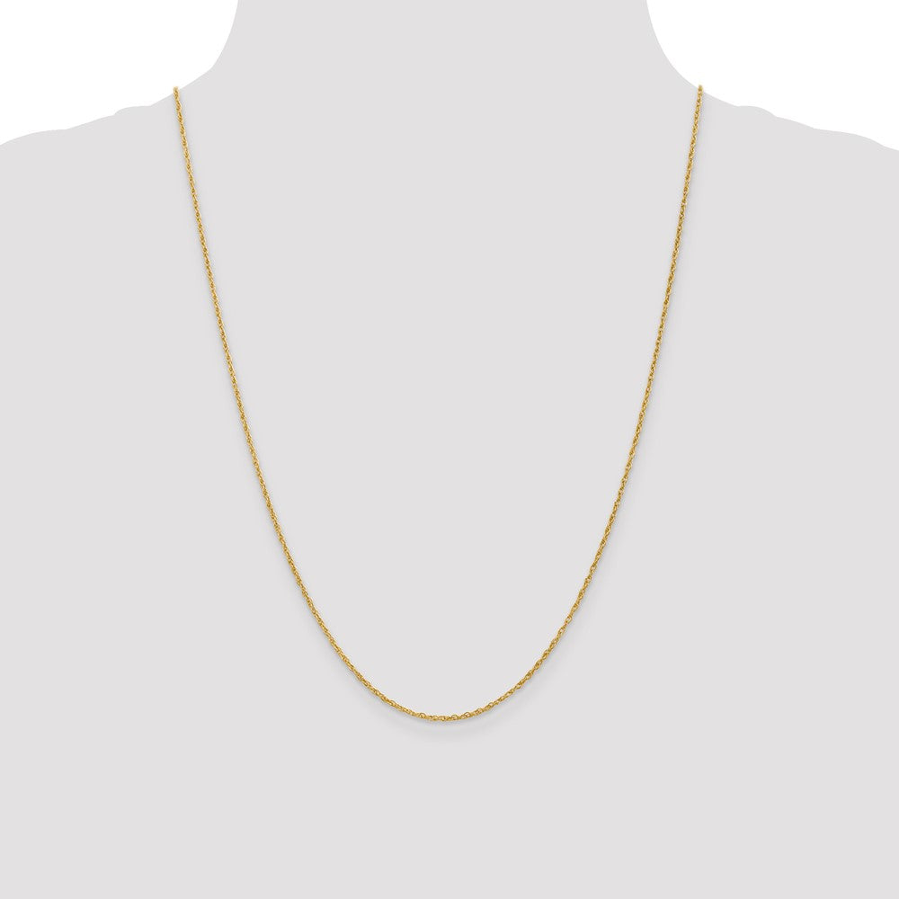 14K 24 inch 1.3 Heavy Rope with Lobster Clasp Chain