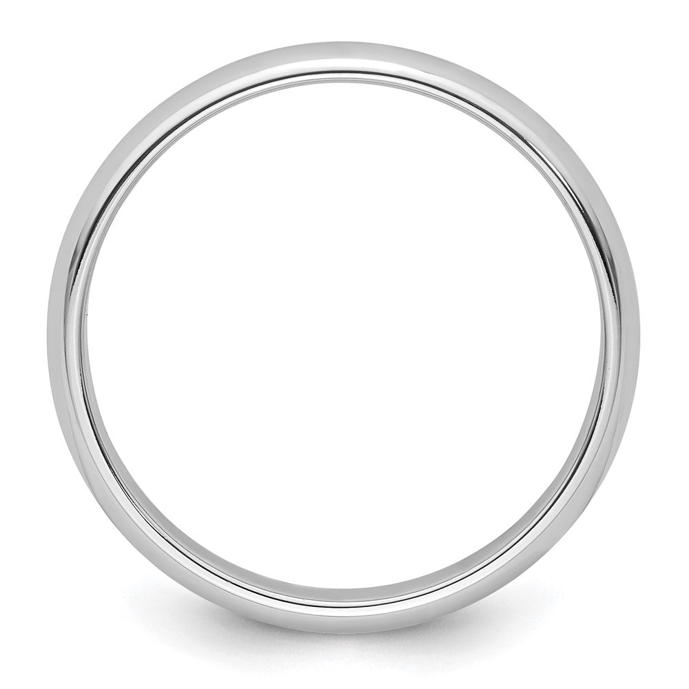 Platinum 4mm Half Round Wedding Band Size 5