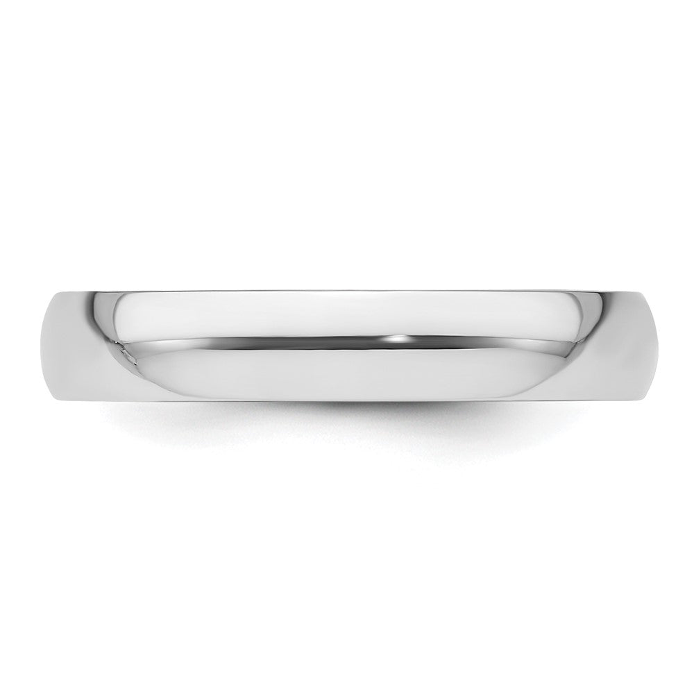 Platinum 4mm Lightweight Comfort-Fit Wedding Band Size 11