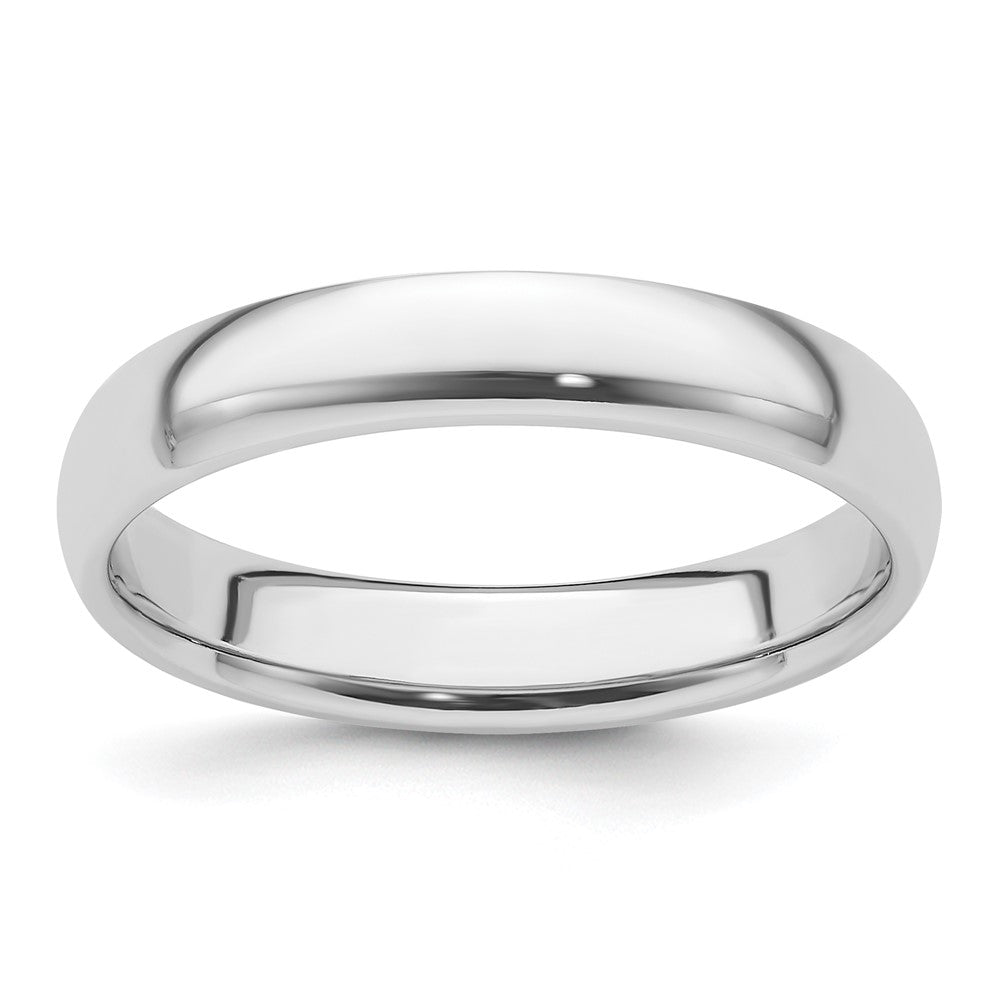 Platinum 4mm Lightweight Comfort-Fit Wedding Band Size 11