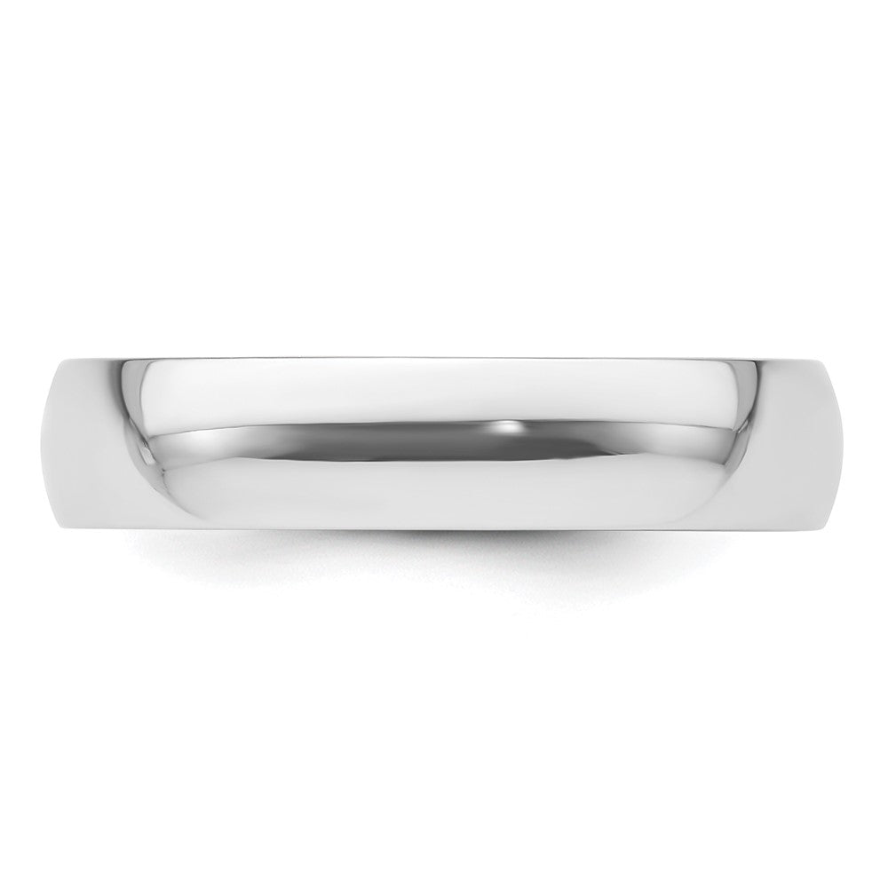 Platinum 5mm Lightweight Comfort-Fit Wedding Band Size 6.5