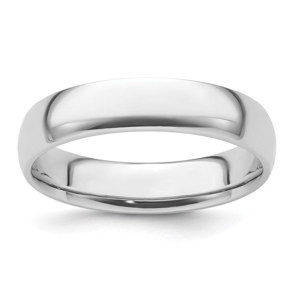 Platinum 5mm Lightweight Comfort-Fit Wedding Band Size 6.5