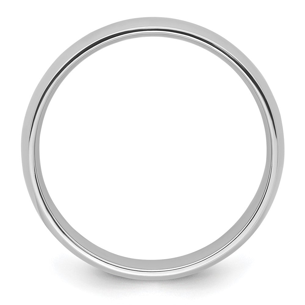 Platinum 6mm Lightweight Comfort-Fit Wedding Band Size 10.5
