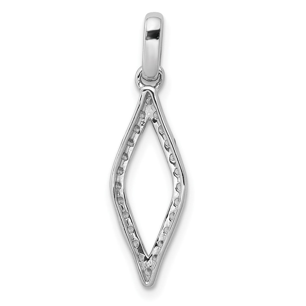 14k White Gold 1/4ct. Diamond Fancy Pendant