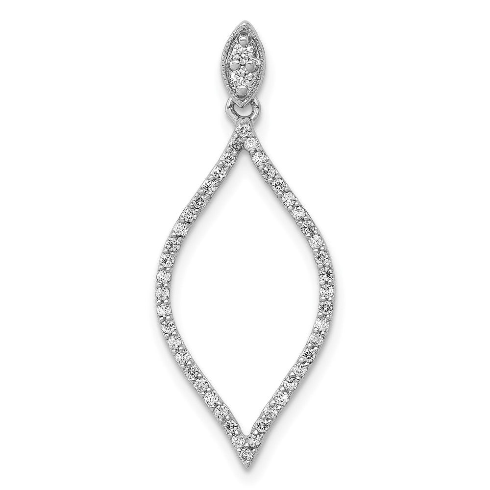 14k White Gold 1/4ct. Diamond Pendant