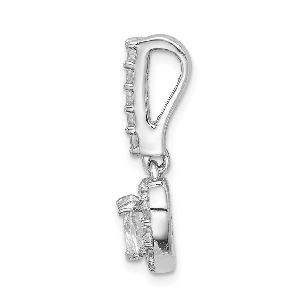 14k White Gold 1/4ct. Diamond Slide Pendant