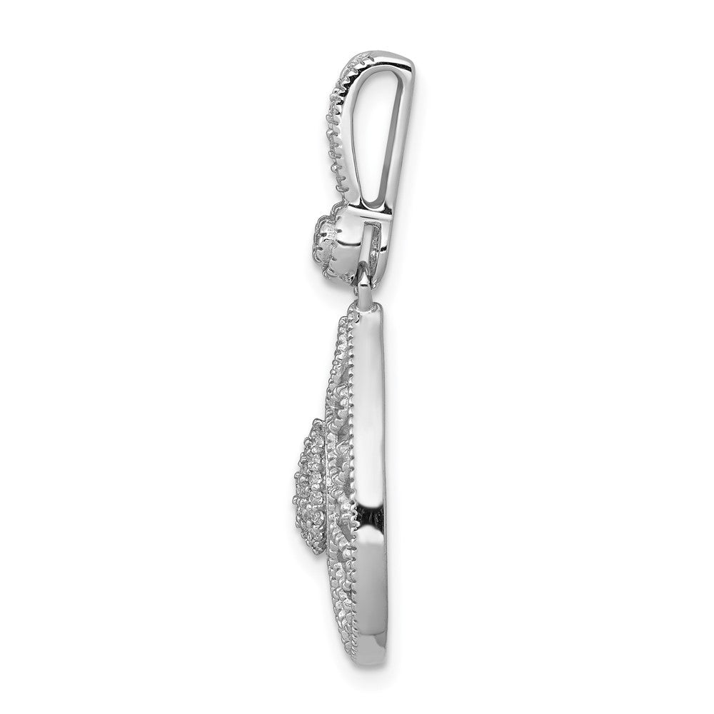 14k White Gold 1/6ct. Diamond Pendant
