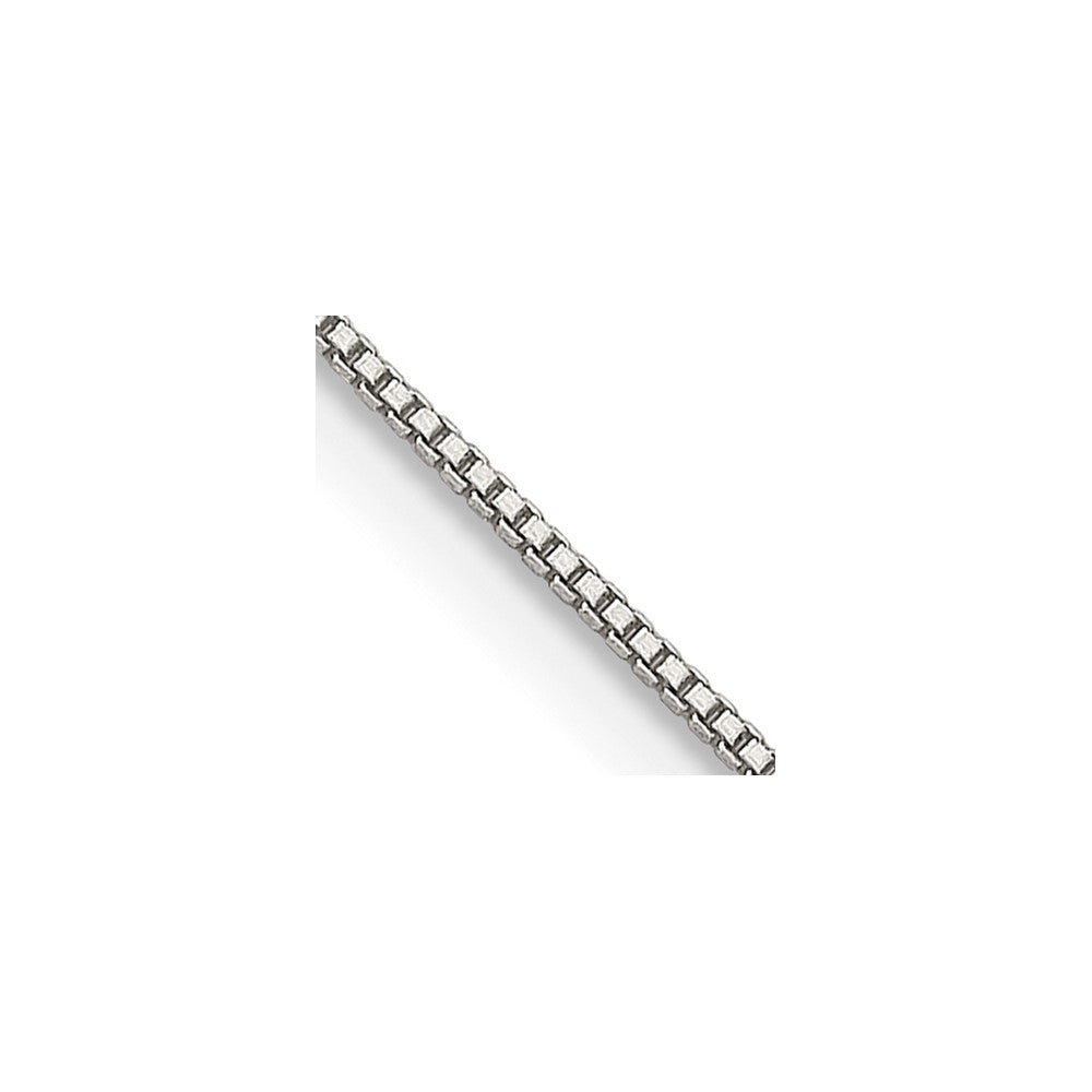 Sterling Silver .6mm Box Chain w/4in ext.