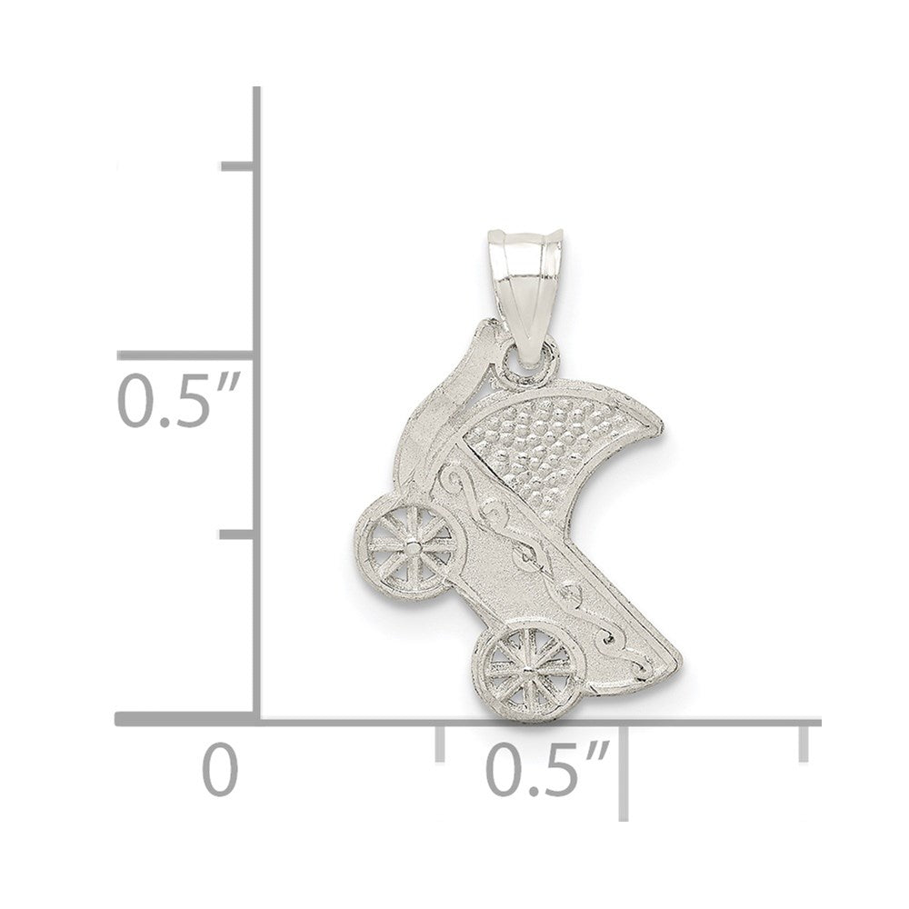 Sterling Silver Buggy Charm