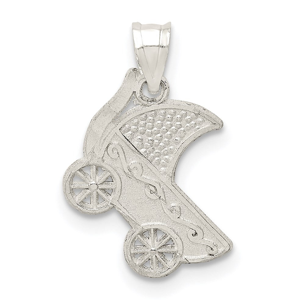 Sterling Silver Buggy Charm