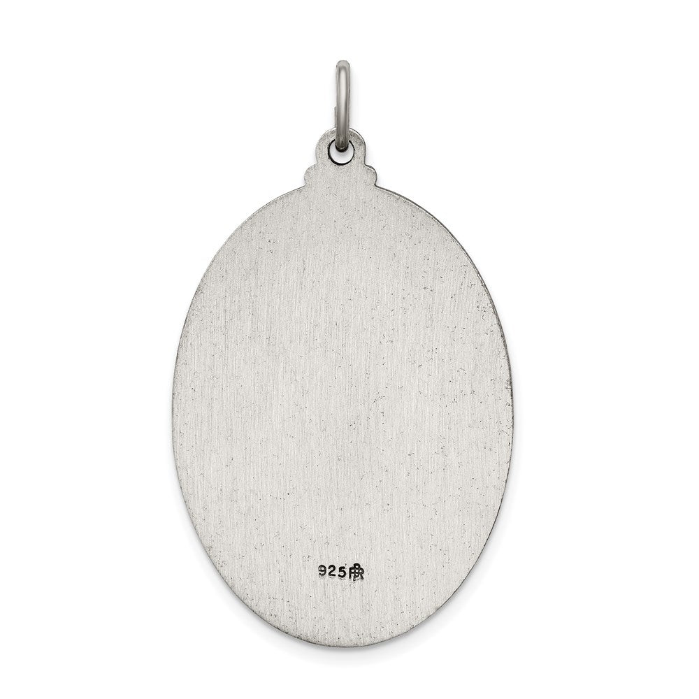 Sterling Silver Antiqued Our of Guadalupe Medal