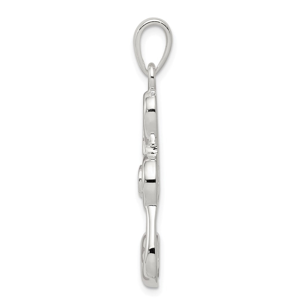 Sterling Silver Treble Clef Charm