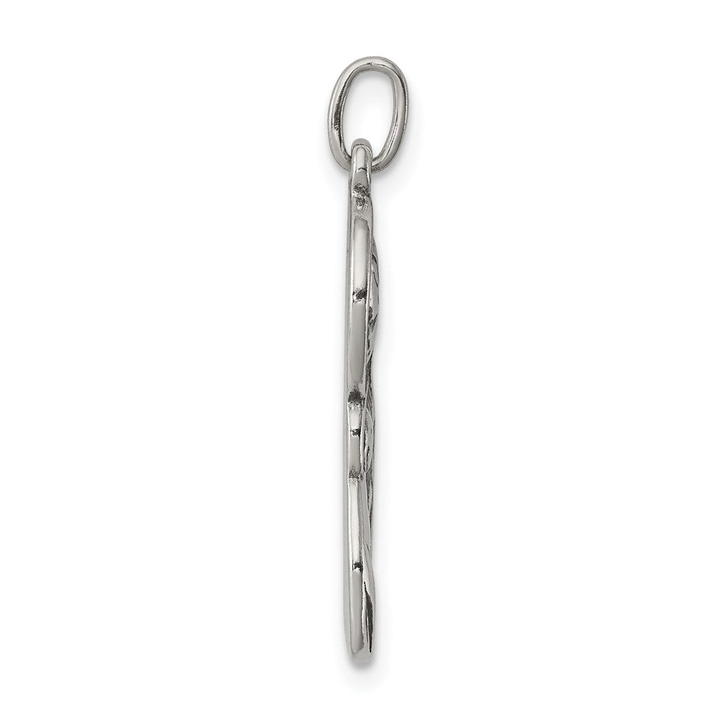 Sterling Silver Antiqued Blessed Mary & Jesus Charm