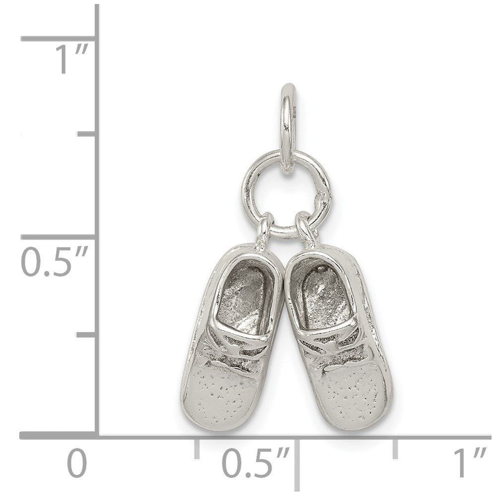 Sterling Silver Shoes Charm