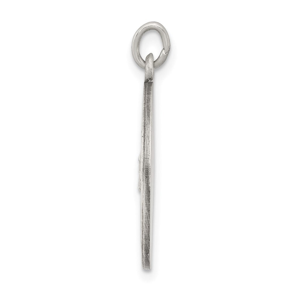 Sterling Silver Antiqued Ecce Homo Medal