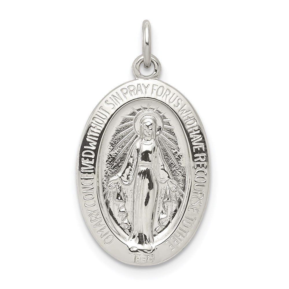 Sterling Silver Virgin Mary Medal