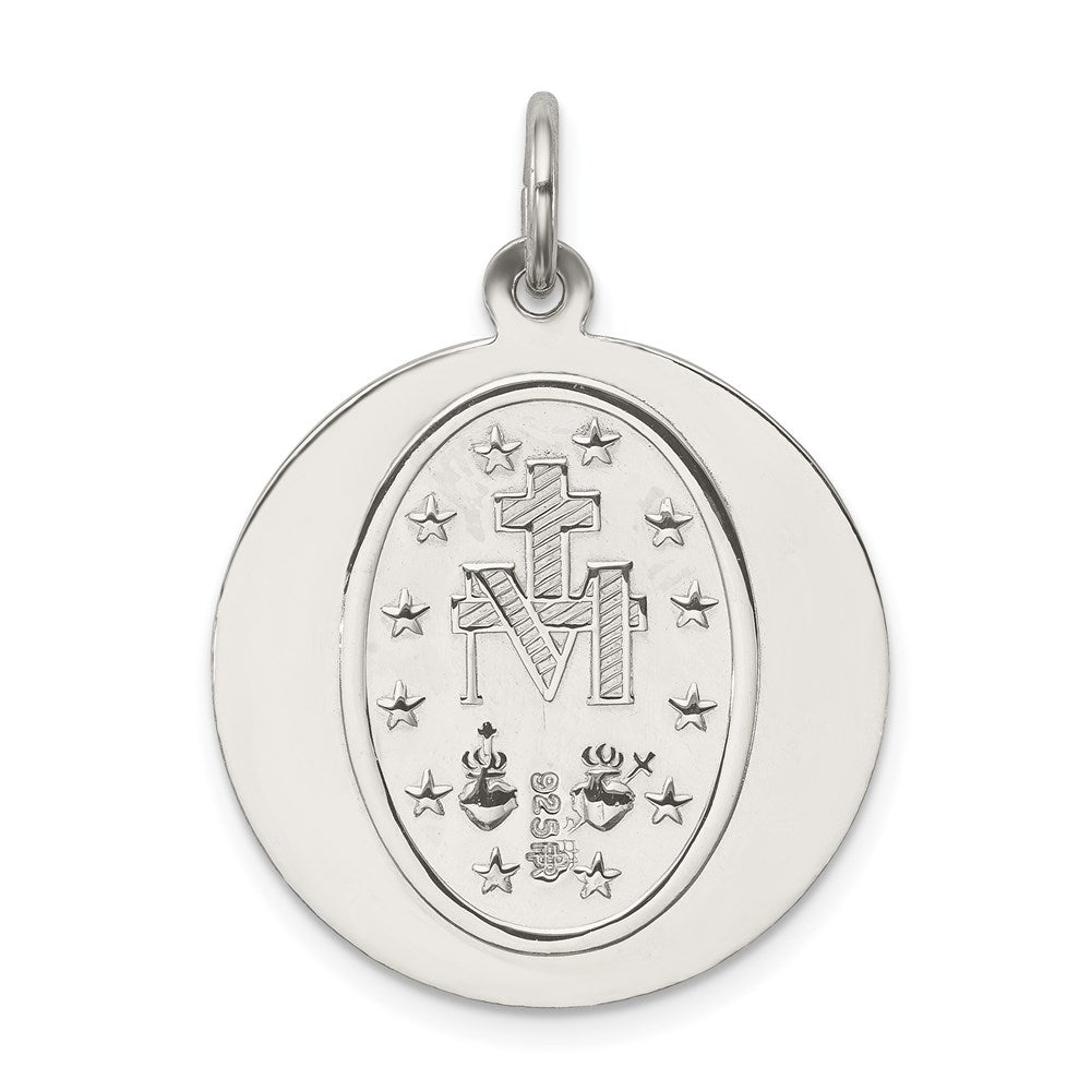Sterling Silver Virgin Mary Medal