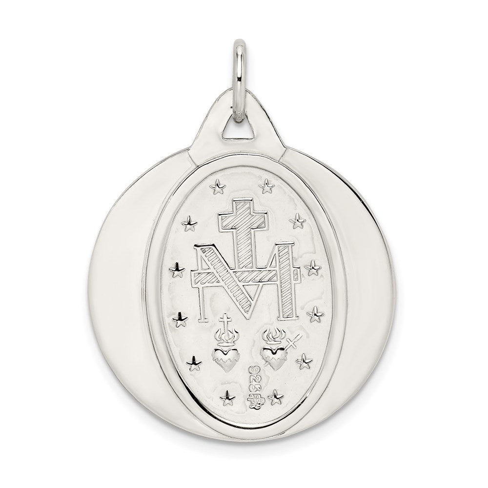 Sterling Silver Virgin Mary Medal