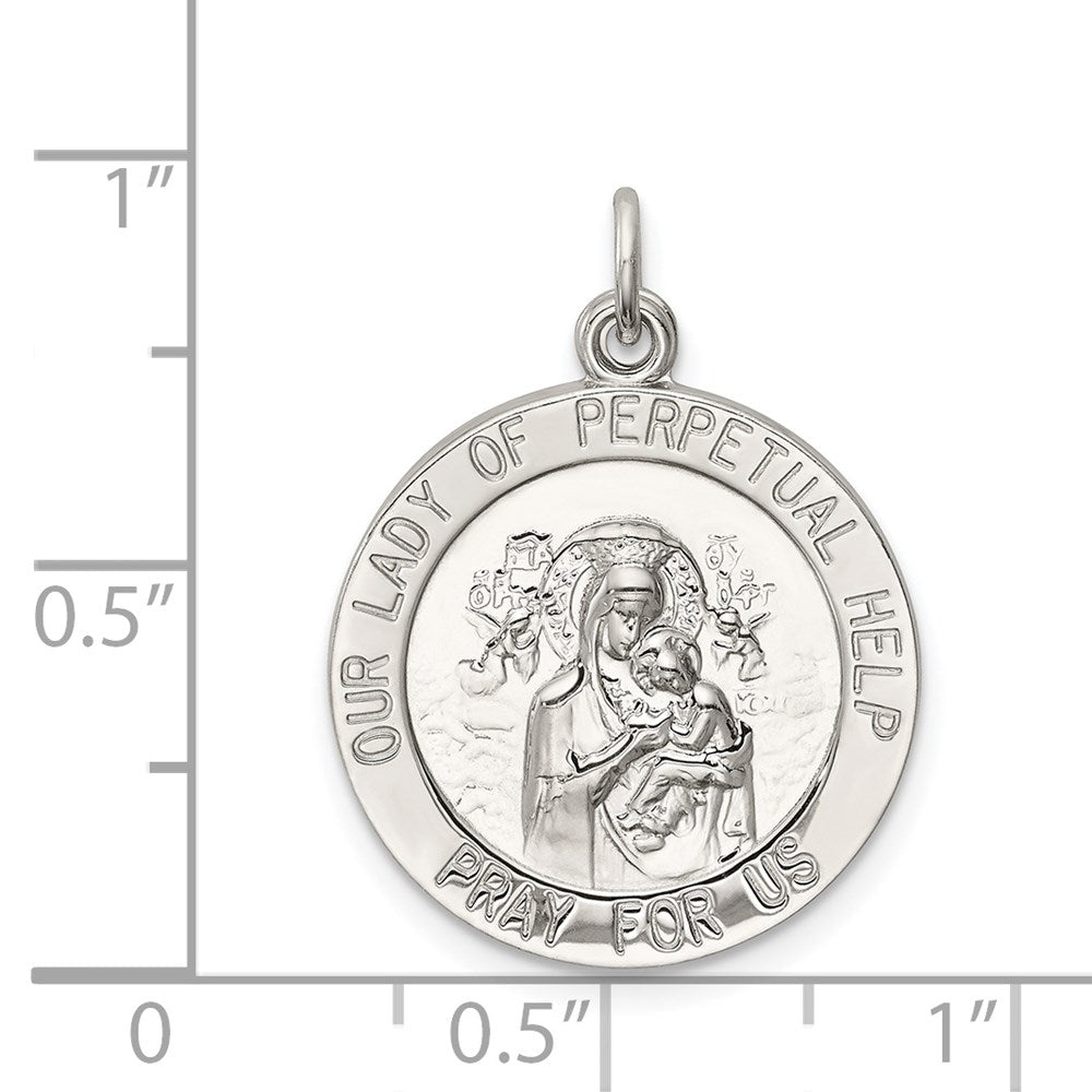Sterling Silver Our of Perpetual Help Medal