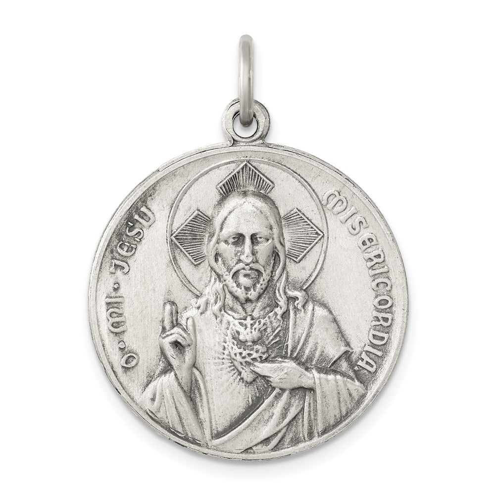 Sterling Silver Antiqued Our of the Holy Scapular Medal