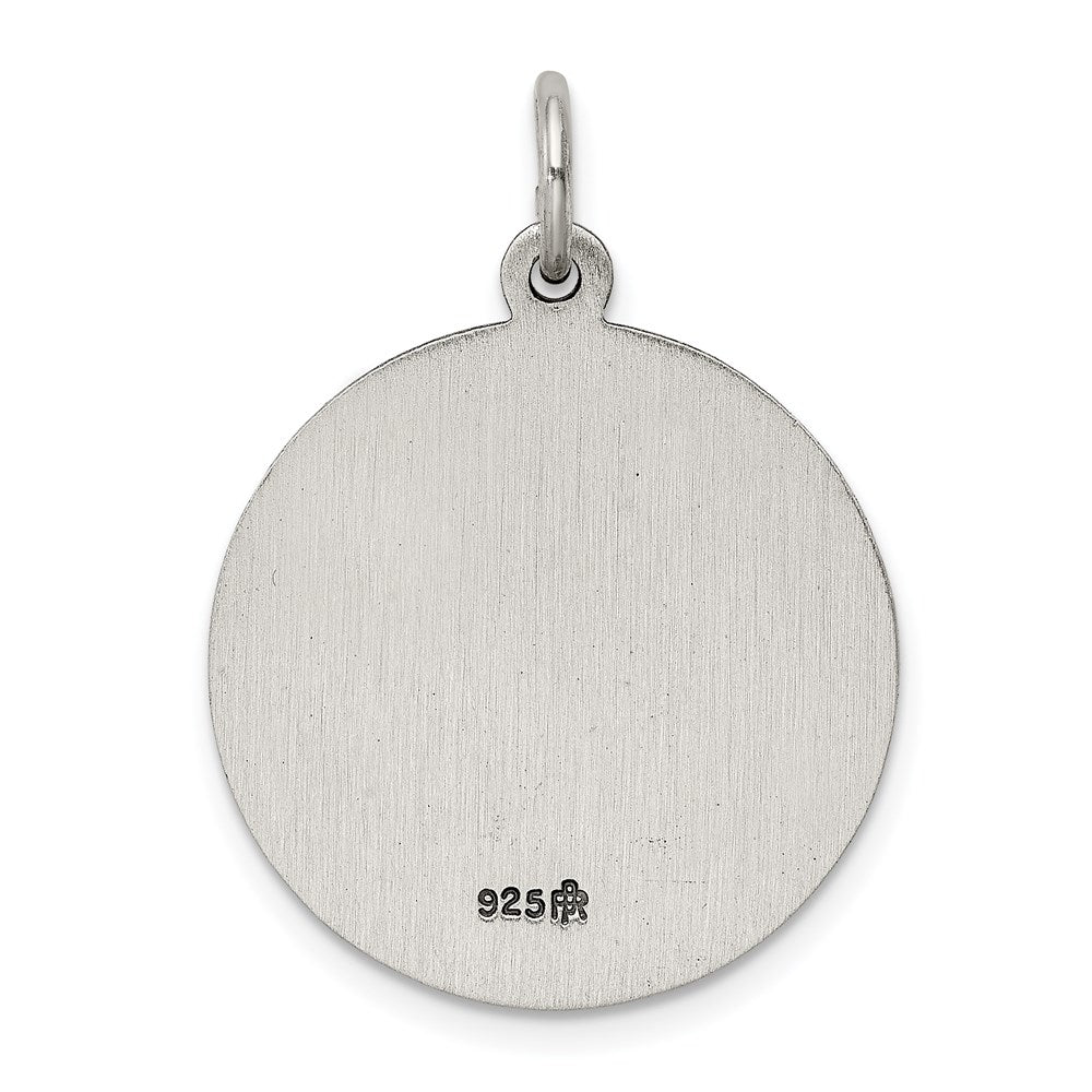 Sterling Silver Antiqued Saint Joseph Medal