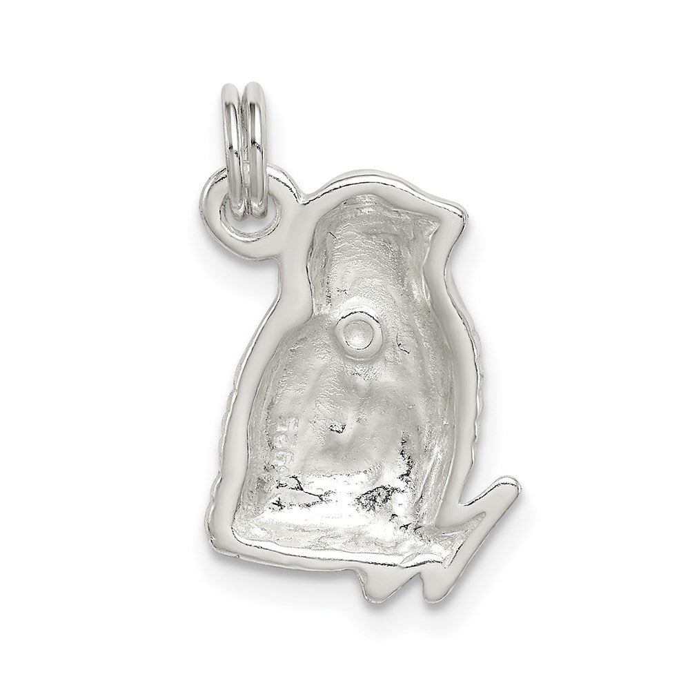 Sterling Silver Preciosa Crystal Enameled Yellow Chick Charm