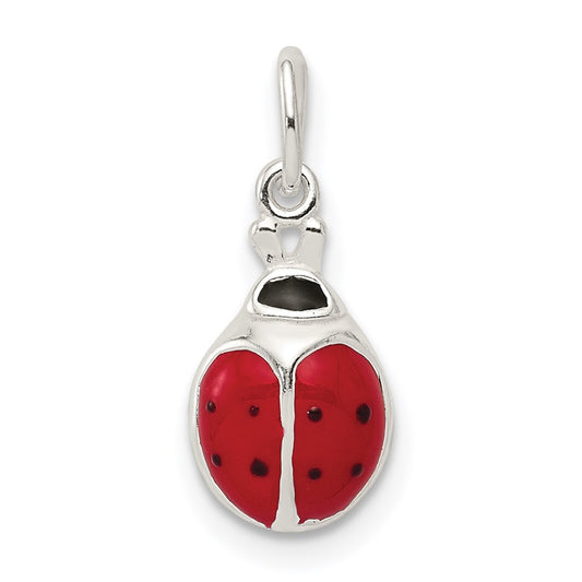 Sterling Silver Enameled Bug Charm