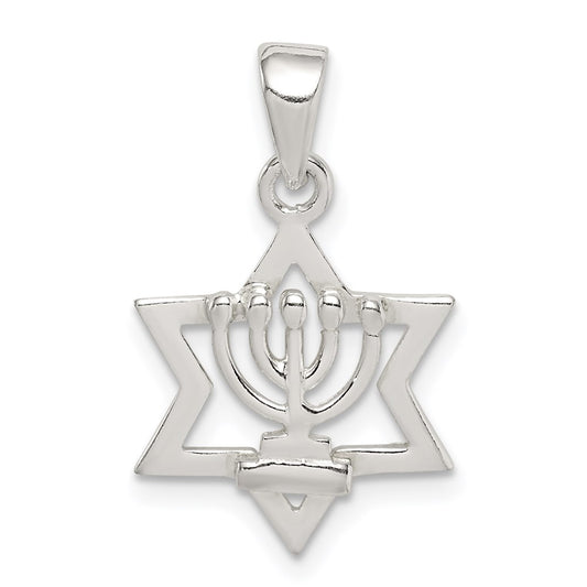 Sterling Silver Star of David Pendant