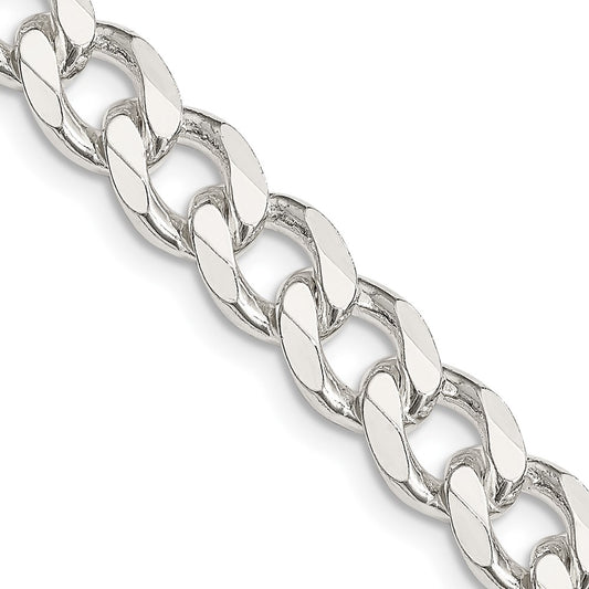 Sterling Silver 8.3mm Curb Chain