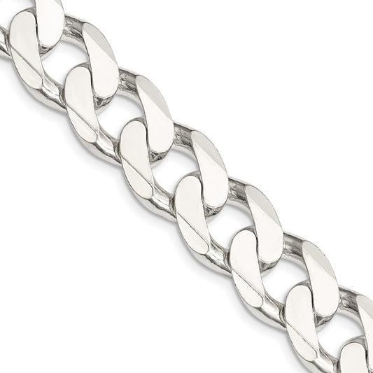 Sterling Silver 14.5mm Curb Chain