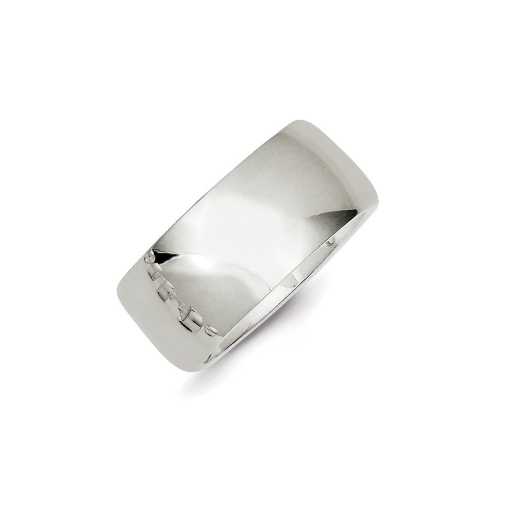 Sterling Silver 10mm Comfort Fit Size 8 Band