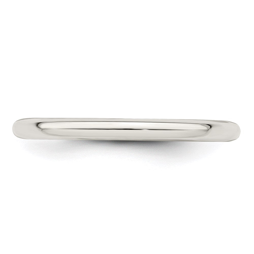 Sterling Silver 2mm Comfort Fit Size 12.5 Band