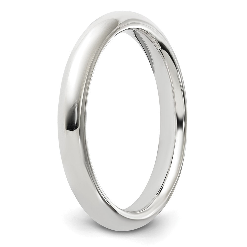 Sterling Silver 3mm Comfort Fit Size 10.5 Band