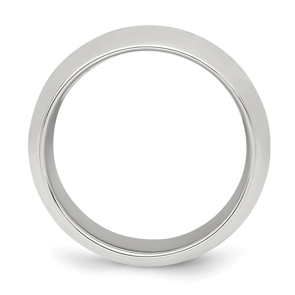 Sterling Silver 8mm Comfort Fit Size 12 Band