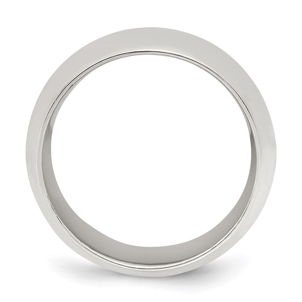 Sterling Silver 9mm Comfort Fit Size 6.5 Band