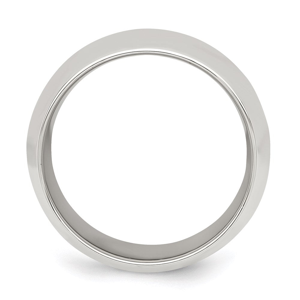 Sterling Silver 10mm Comfort Fit Size 11.5 Band