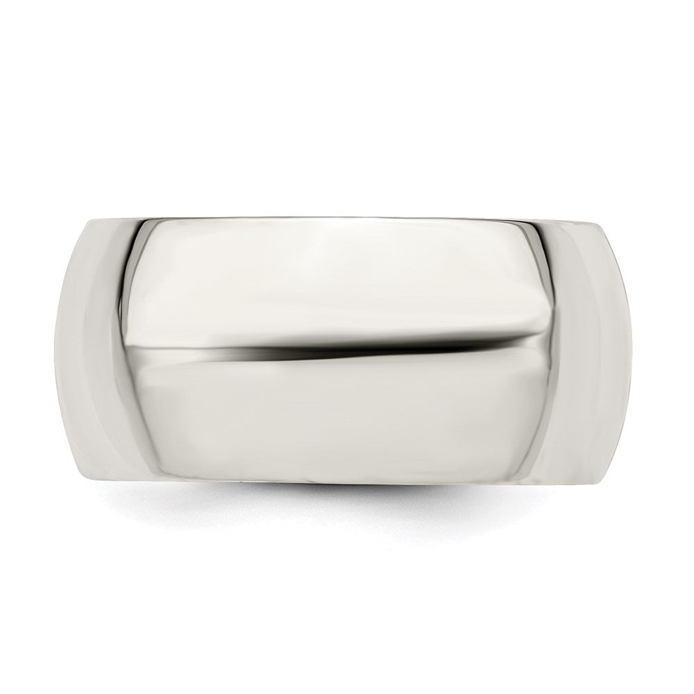 Sterling Silver 10mm Comfort Fit Size 11.5 Band