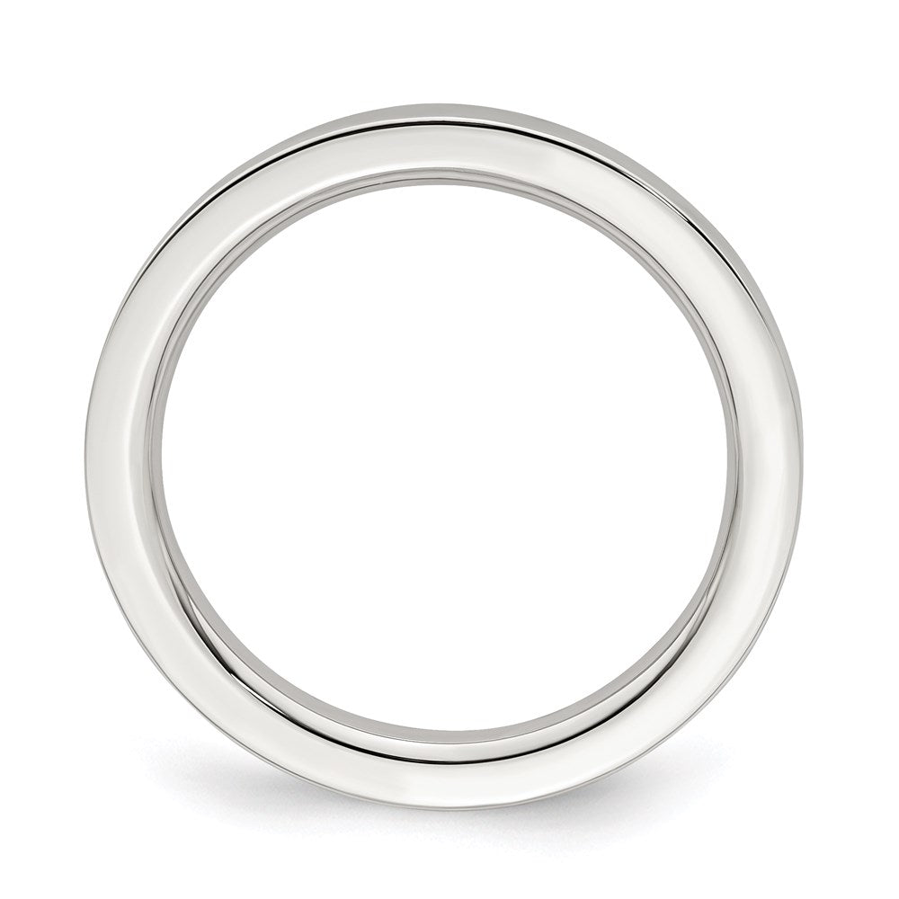Sterling Silver 2mm Comfort Fit Flat Size 5.5 Band