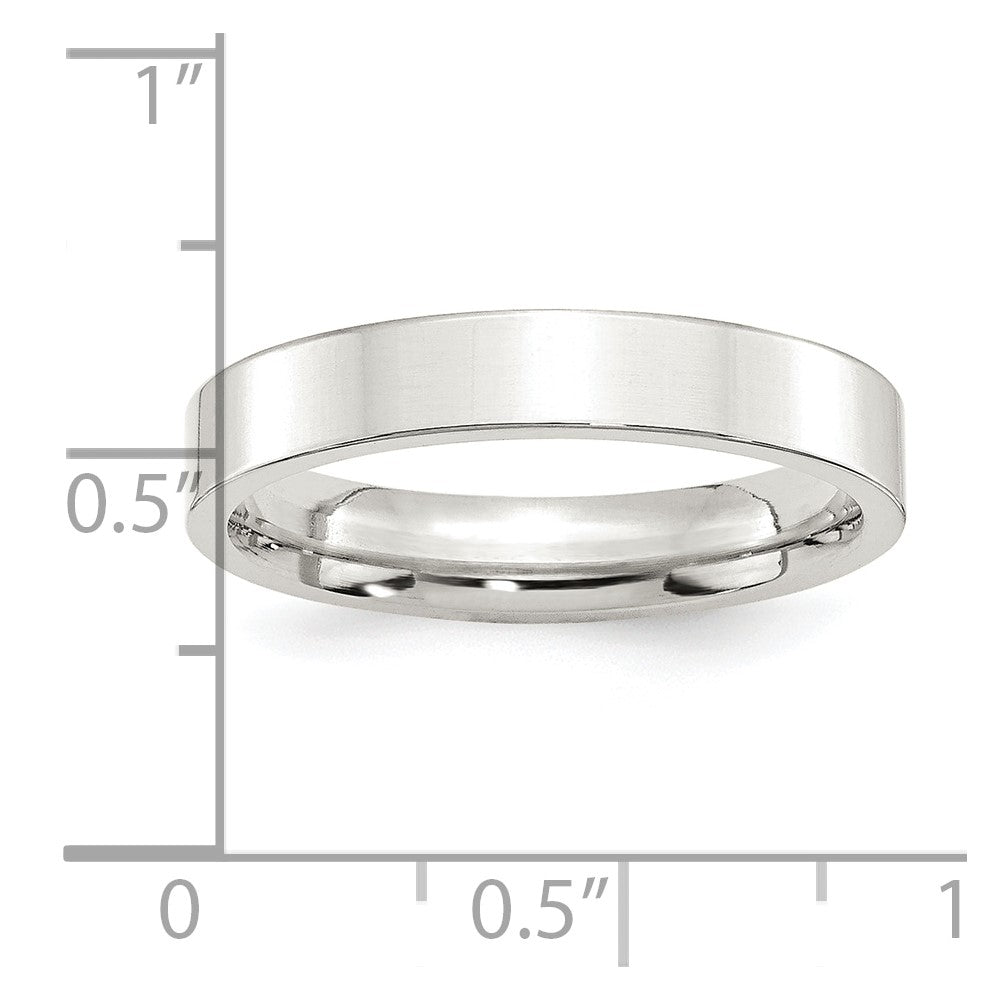 SS 4mm Comfort Fit Flat Size 16.5 Band