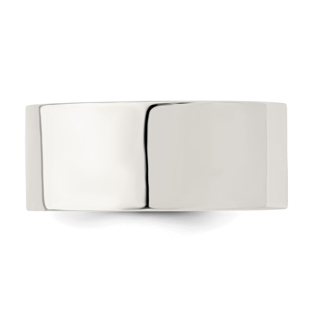 Sterling Silver 9mm Comfort Fit Flat Size 12.5 Band