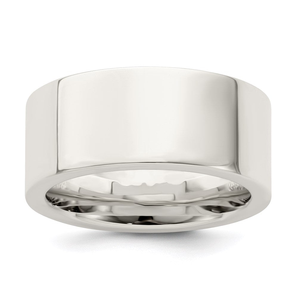 Sterling Silver 9mm Comfort Fit Flat Size 5.5 Band