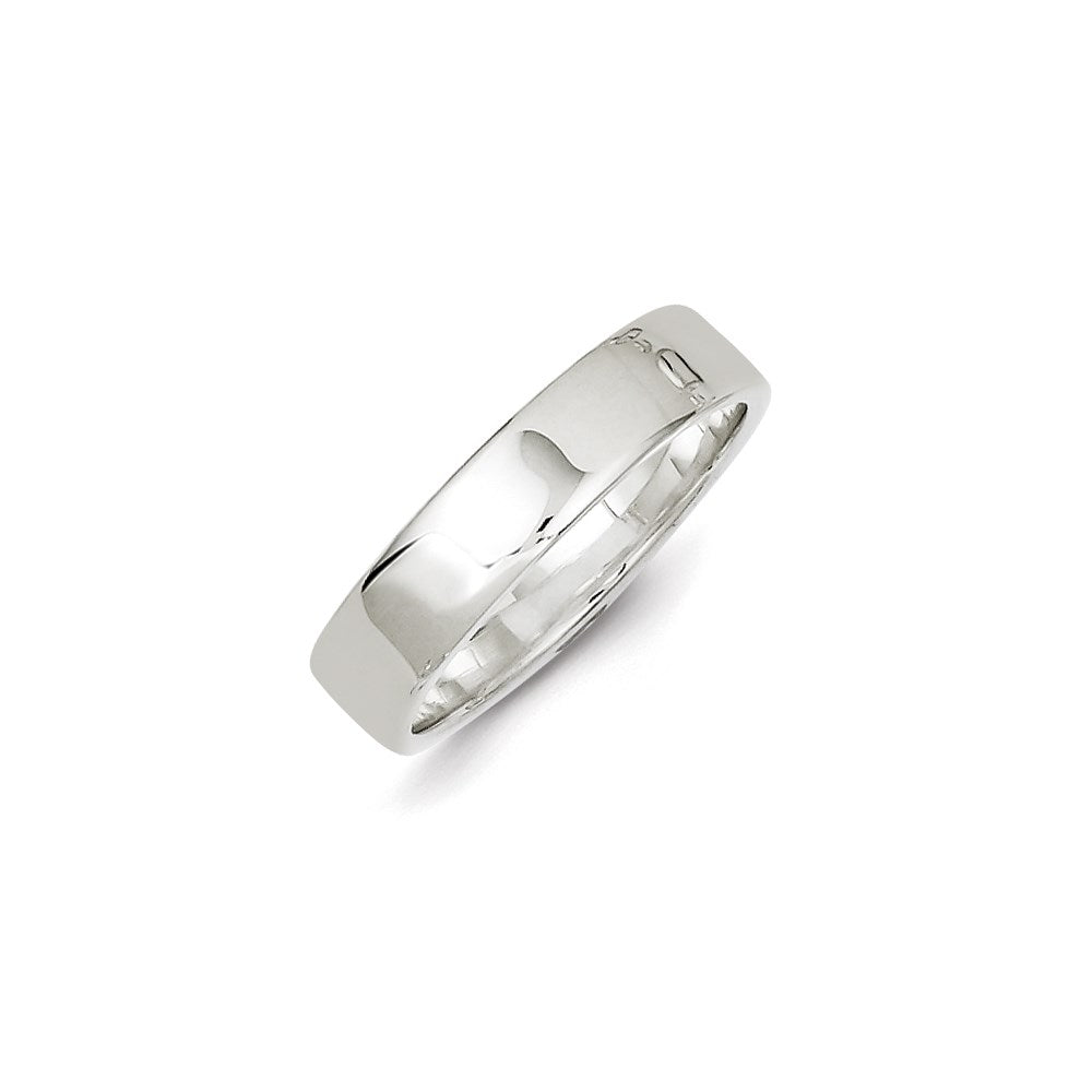 Sterling Silver 5mm Lightweight Flat Size 4.5 Band