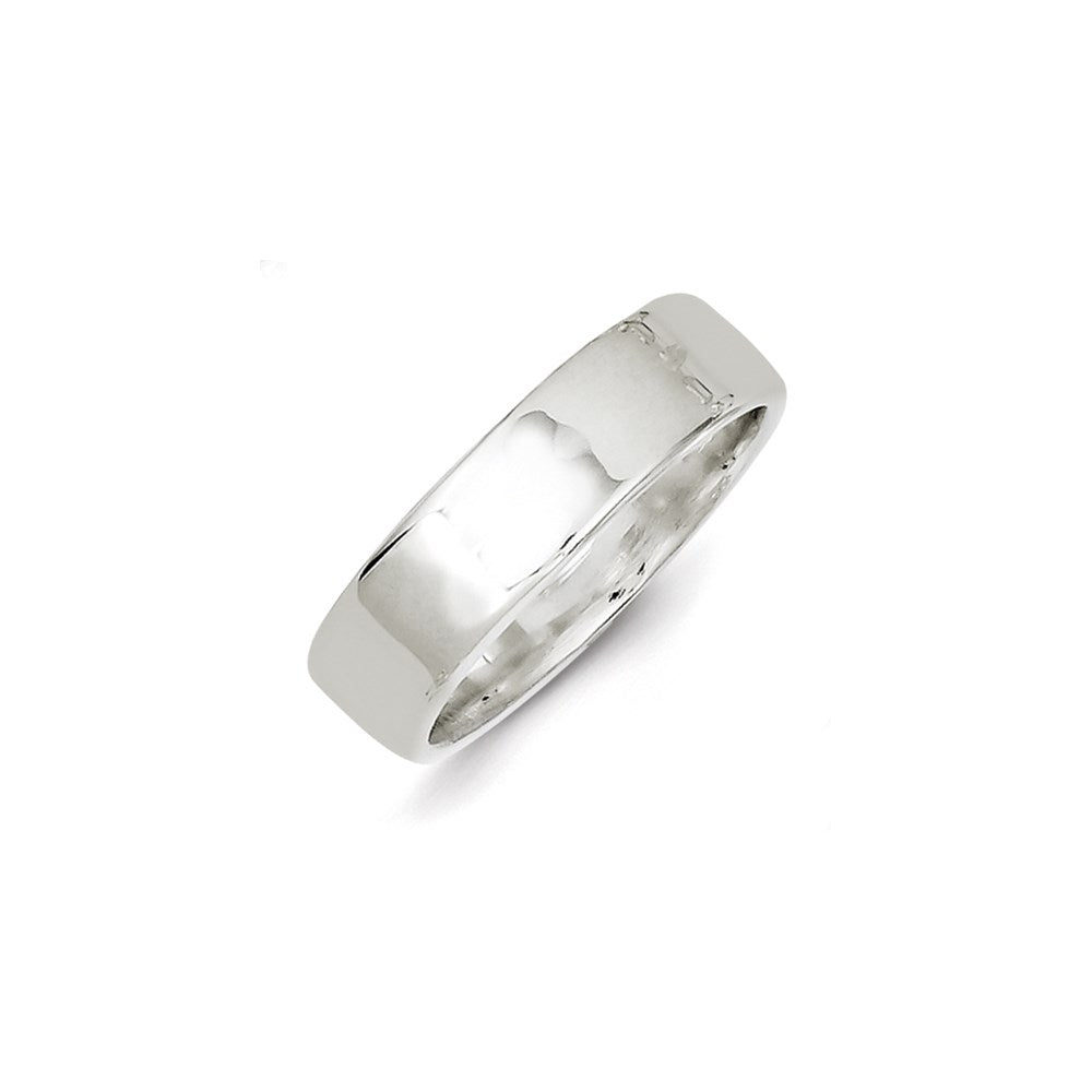 Sterling Silver 6mm Lightweight Flat Size 10 Band