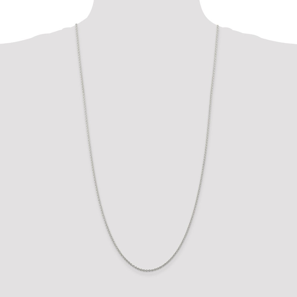 Sterling Silver 1.95mm Cable Chain